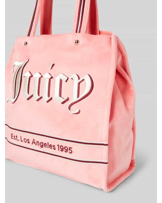 Juicy Couture Shopper mit Label-Stitching Modell 'IRIS' in Pink für Herren