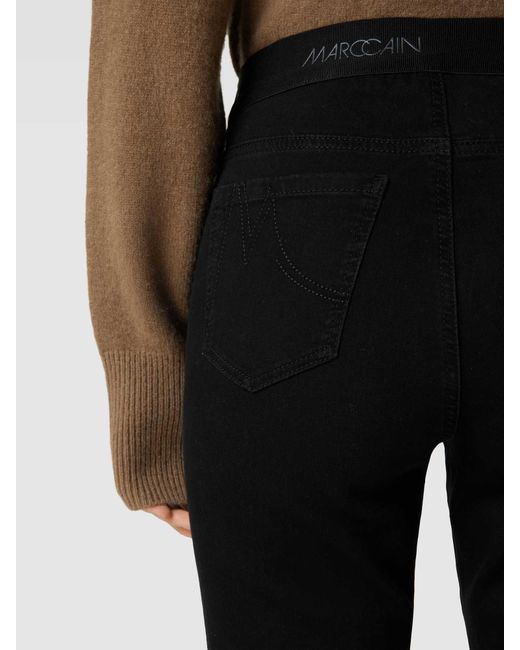 Marc Cain Jeans mit elastischem Bund in Black für Herren