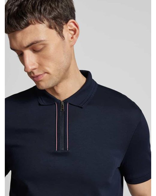 Tommy Hilfiger Regular Fit Poloshirt aus reiner Baumwolle in Blue für Herren