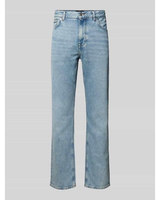 Tommy Hilfiger Regular Fit Jeans im 5-Pocket-Design Modell 'MERCER' in Blue für Herren
