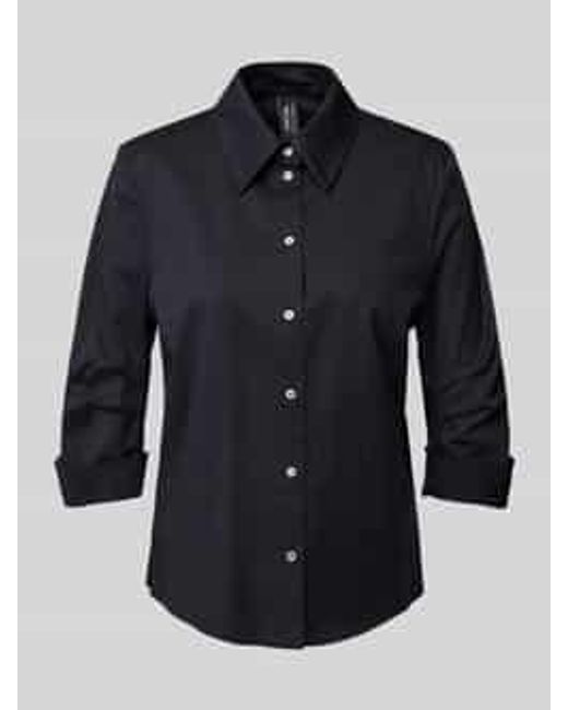 Marc Cain Overhemdblouse Met Knoopsluiting in het Blue