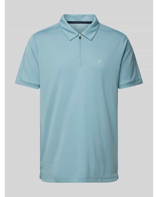 J.o.y. Poloshirt Mit Label-Print Modell 'Claas' in Blue für Herren