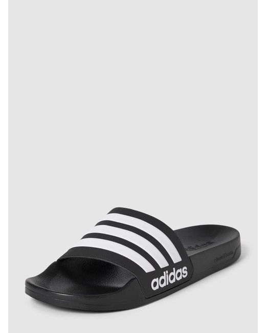 Adidas Sandalen Met Labeldetail in het Black voor heren