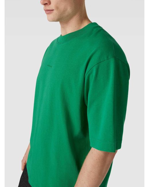 ARMEDANGELS T-Shirt mit Label-Print Modell 'LOX' in Green für Herren