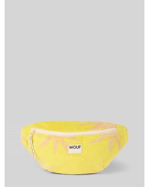 Wouf Yellow Bauchtasche mit Label-Badge Modell 'Fuerteventura'