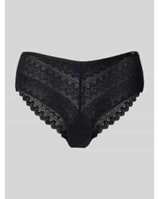 SKINY Slim Fit Slip Met Logo-Applicatie, Model 'Cheeky' in het Black