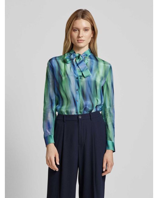 Armani Exchange Green Bluse im Allover-Design