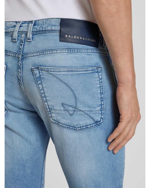 Baldessarini Tapered Fit Jeans im 5-Pocket-Design Modell 'Jayden' in Blue für Herren
