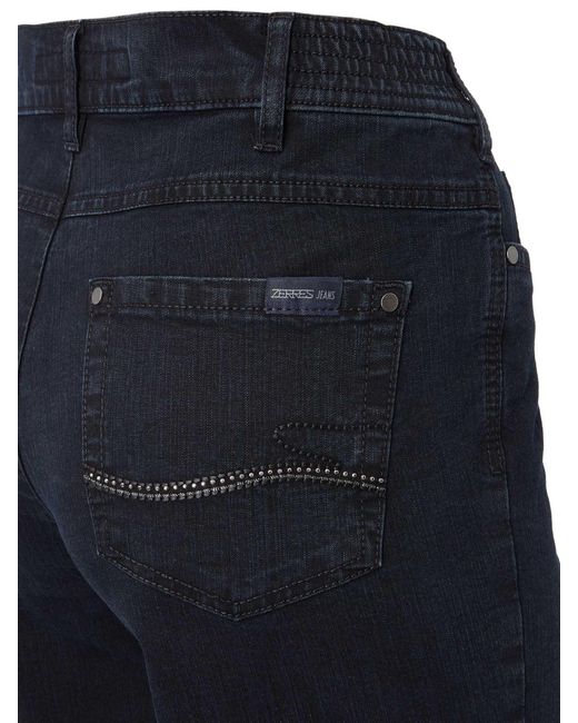 ZERRES Comfort Fit Jeans Met Stretch in het Blue voor heren
