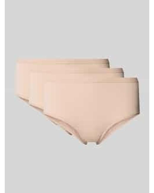 Sloggi Slip Met Labelprint in het Natural