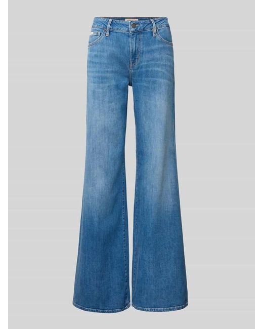 Guess Blue Low Waist Extra Wide Leg Jeans im 5-Pocket-Design Modell 'G13'