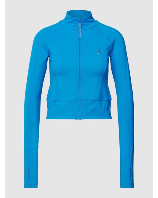 Juicy Couture Blue Trainingsjacke mit Logo-Detail Modell 'LARA'