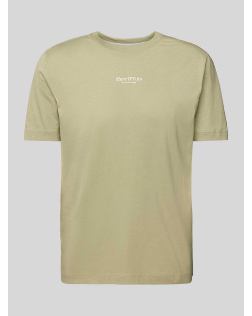 Marc O' Polo Regular Fit T-Shirt Van Puur Katoen in het Green voor heren