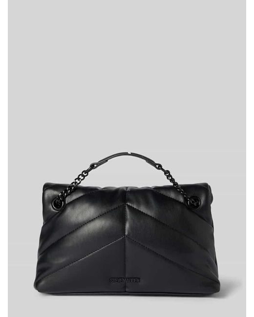 Steve Madden Black Crossbody Bag mit Logo-Applikation Modell 'Belz'