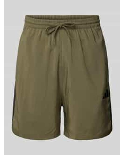 Adidas Regular Fit Korte Broek Met Logostitching in het Green voor heren