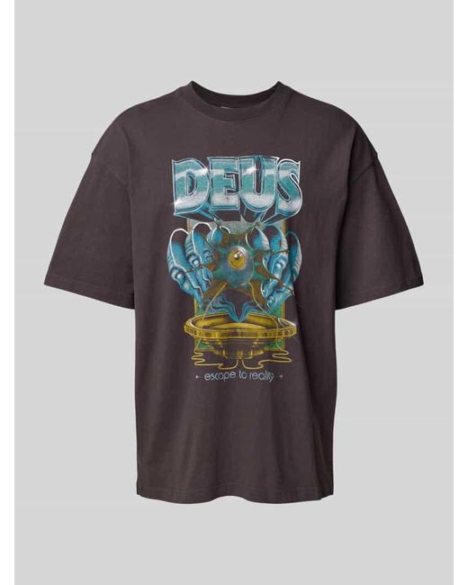 Deus Ex Machina T-Shirt mit Label-Print in Multicolor für Herren