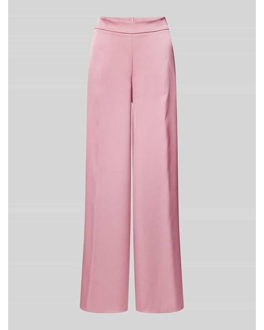 VM VERA MONT Pink Wide Leg Stoffhose Mit Elastischem Bund