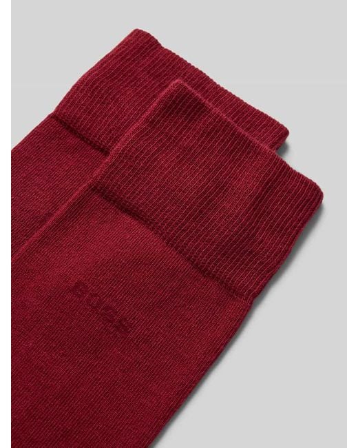 Boss Socken aus Baumwoll-Mix im 2er-Pack in Red für Herren