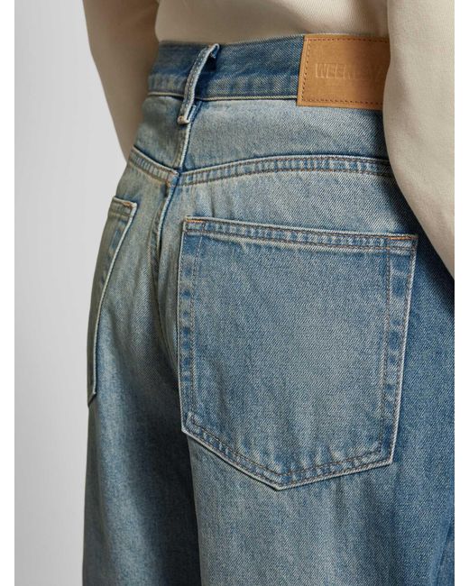 Weekday Loose Fit Jeans im 5-Pocket-Design Modell 'Rail' in Blue für Herren