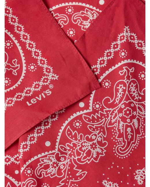 Levi's Schal mit Paisley-Muster in Red für Herren
