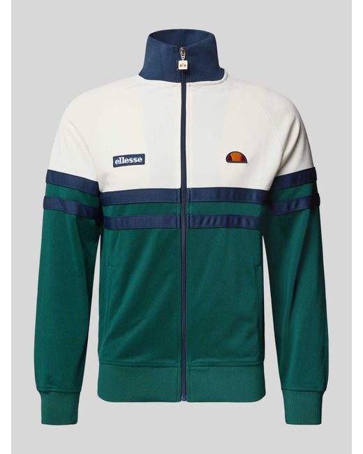 Ellesse Sweatjack Met Labelpatch, Model 'Rimini' in het Blue voor heren