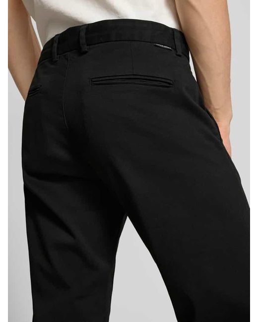 Jack & Jones Relaxed Fit Chino mit Gesäßtaschen Modell 'KANE' in Black für Herren