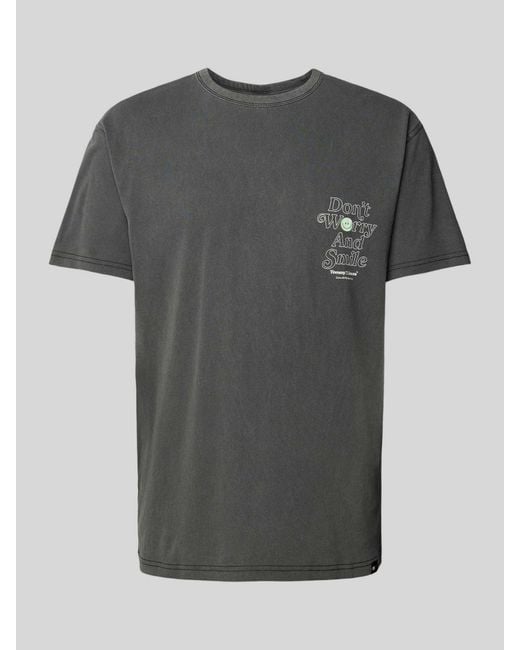 Tommy Hilfiger T-Shirt mit Statement-Print in Gray für Herren
