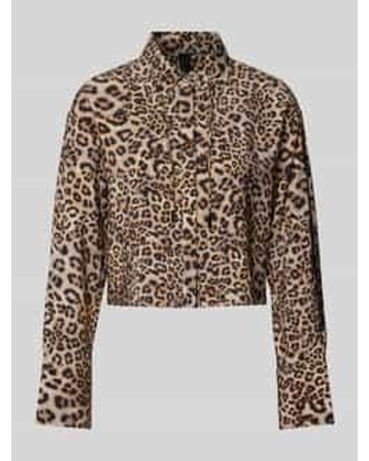 Marc Cain Korte Overhemdblouse Met Knoopsluiting in het White