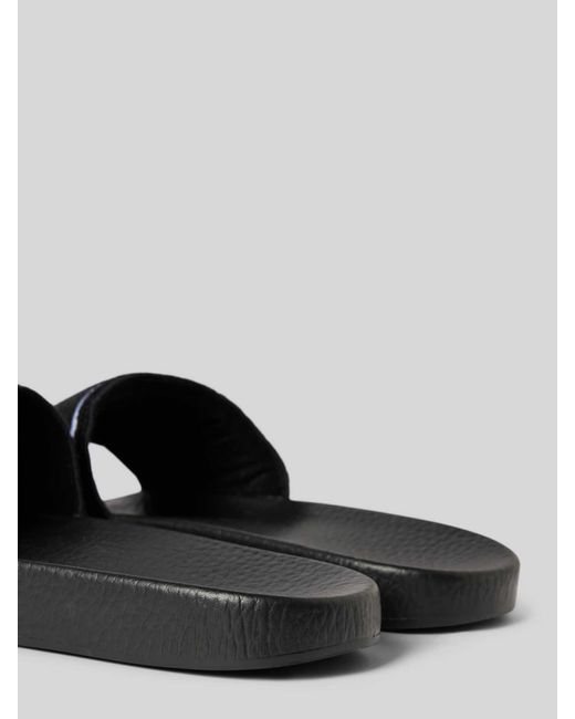 Polo Ralph Lauren Slippers Met Logostitching in het Black voor heren