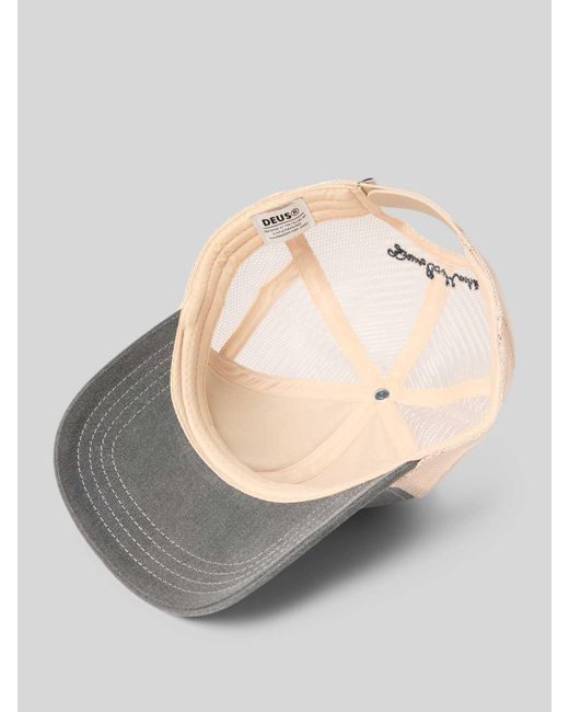 Deus Ex Machina Trucker-pet Met Labelpatch in het Gray voor heren