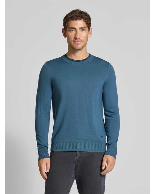 Paul Smith Strickpullover mit gerippten Abschlüssen in Blue für Herren