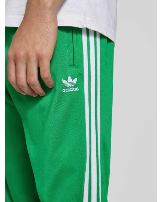 Adidas Originals Sweatpants Met Labelstitching in het Green voor heren