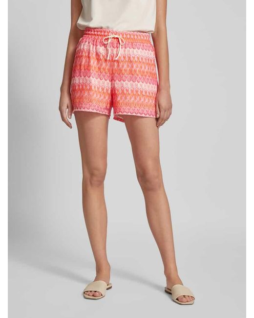 Vero Moda Pink Shorts mit Lochmuster Modell 'DICTE'