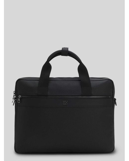 HUGO Laptoptas in het Black voor heren