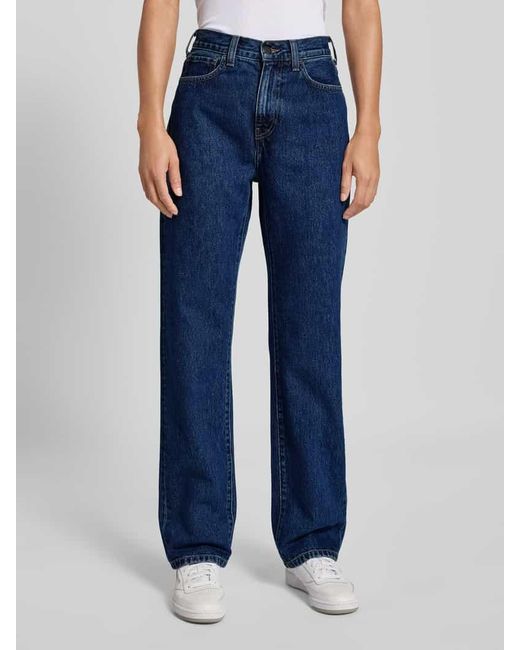 Carhartt Blue Loose Fit Jeans aus reiner Baumwolle Modell 'Noxon'