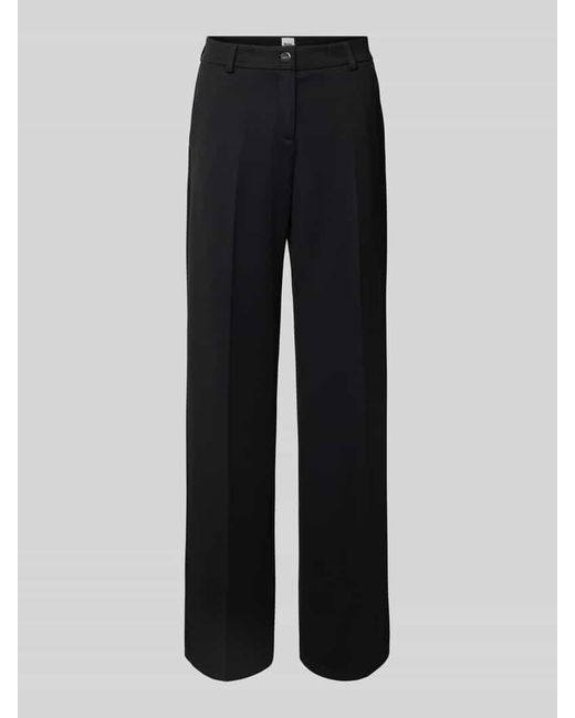 Brax Black Regular Fit Stoffhose mit Bügelfalte Modell 'Maine'