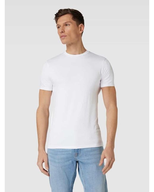 Emporio Armani T-Shirt mit Rundhalsausschnitt in White für Herren