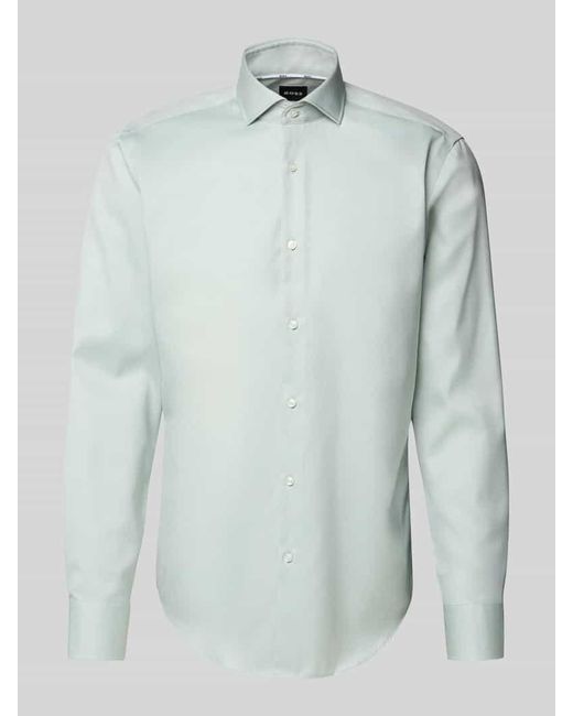 Boss Regular Fit Business-Hemd mit Kentkragen Modell 'Joe' in Blue für Herren