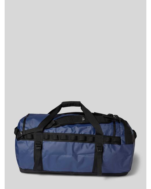 The North Face Duffle Bag mit Label-Print Modell 'BASE CAMP DUFFLE L' in Blue für Herren