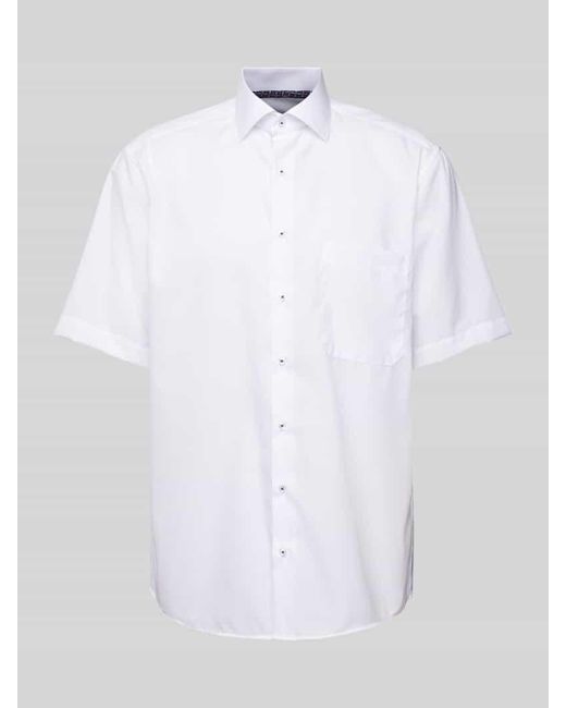 Eterna Comfort Fit Business-Hemd mit 1/2-Arm in White für Herren