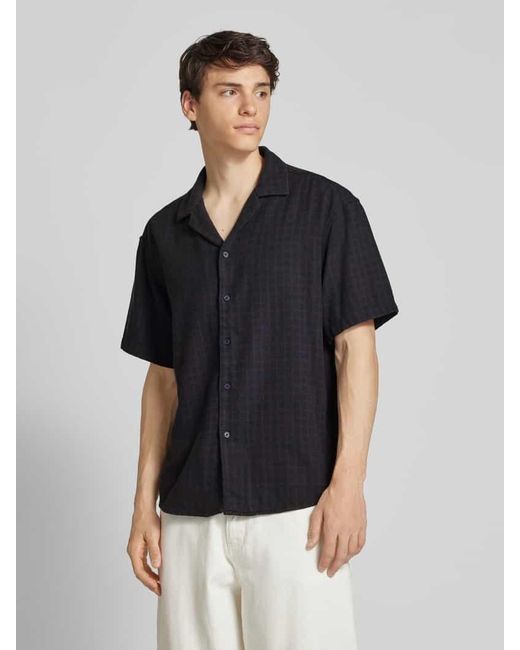 Only & Sons Freizeithemd mit Reverskragen Modell 'LATHAM' in Black für Herren