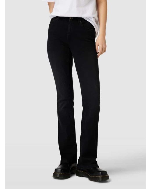 ONLY Black Flared Fit Jeans mit Stretch-Anteil Modell 'BLUSH'