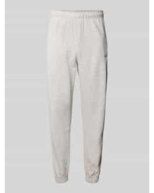 Ellesse Regular Fit Sweatpants Met Steekzakken, Model 'Orvinio' in het White voor heren