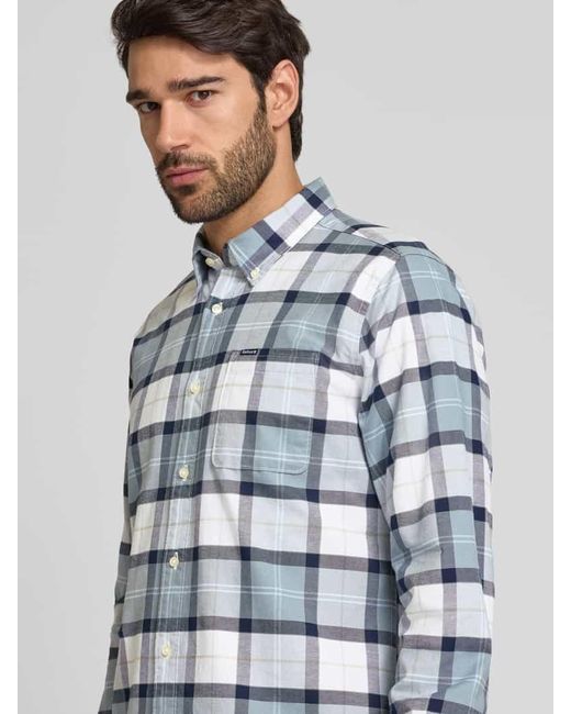 Barbour Freizeithemd Mit Knopfleiste in Blue für Herren