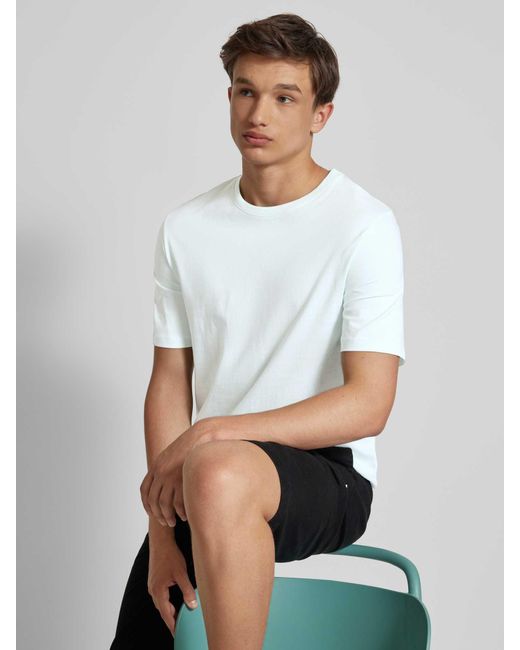 Jack & Jones T-Shirt mit Label-Detail Modell 'ORGANIC' in White für Herren