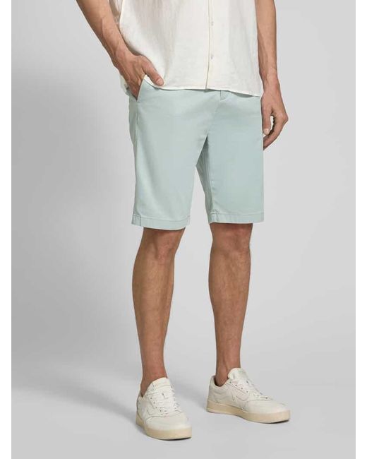 Tom Tailor Regular Fit Bermudas aus Baumwoll-Mix in Blue für Herren