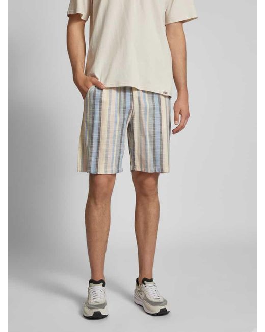 Blend Shorts mit elastischem Bund Modell 'MORGAN' in Blue für Herren