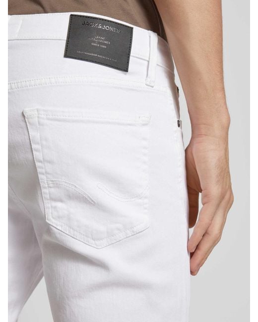 Jack & Jones Bermudas mit 5-Pocket-Design in White für Herren