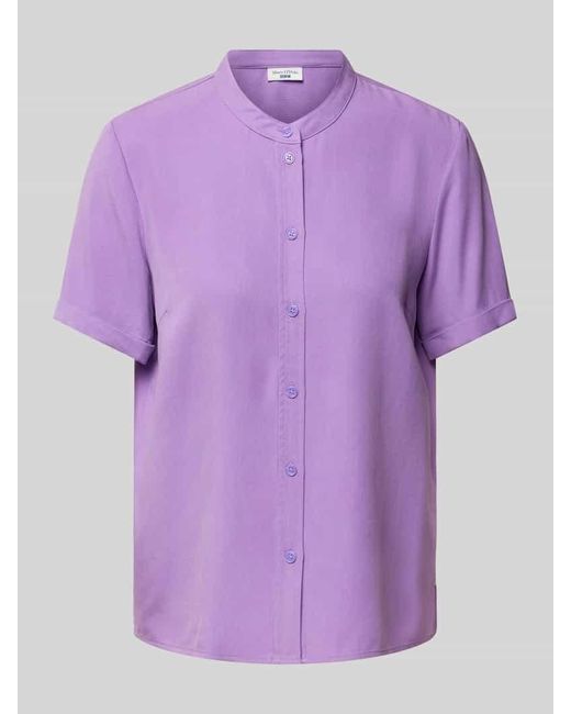 Marc O' Polo Purple Bluse mit Strukturmuster