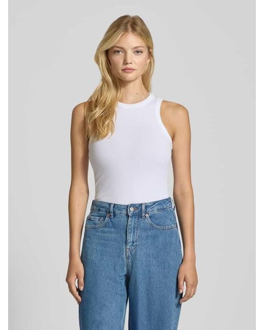 JJXX White Tanktop mit Viskose-Anteil Modell 'FOREST'